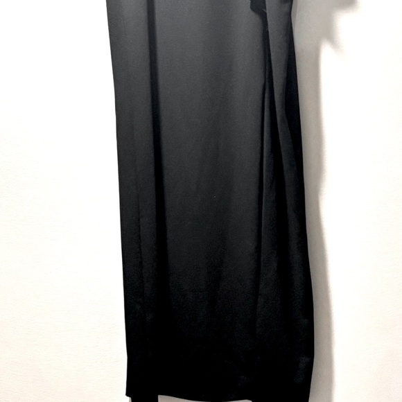 Adrianna Papell's black long maxy skirt with a ruffle on the side. - Picture 7 of 9